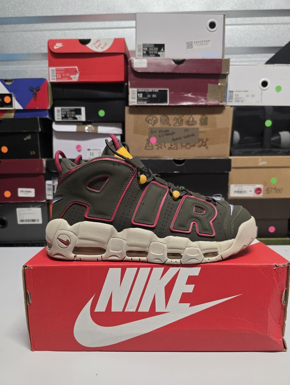 Air More Uptempo 'Cargo Khaki' Sz 12